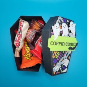 Halloween Coffin Candy Gift Box, Halloween Gift Box, the crafty bech