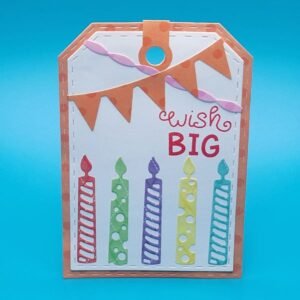 Wish Big Happy Birthday Gift Tag Image