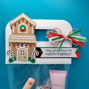 Ginger Bread House Bag Topper