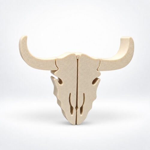 Bull Skull SideKick for personalized Halloween Namelet name plate
