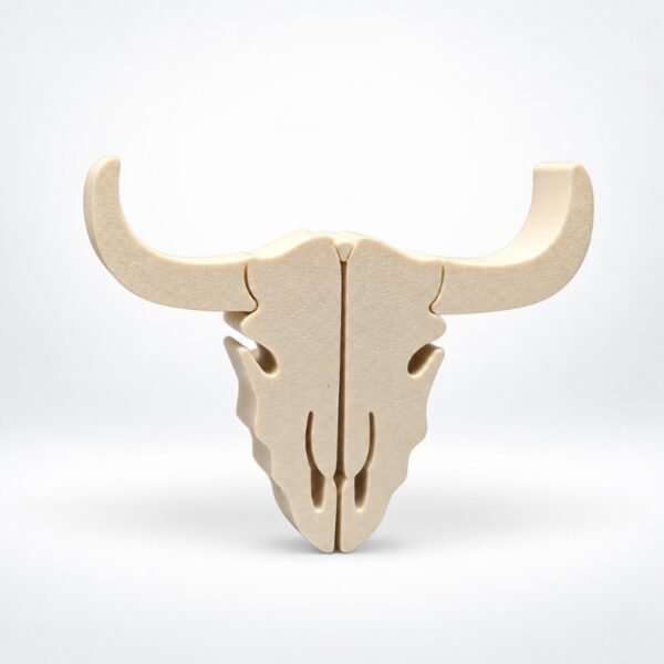 Bull Skull SideKick for personalized Halloween Namelet name plate