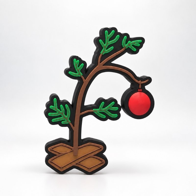 Christmas Tree Bulb for personalized Namelet name plate