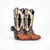 Cowboy boots SideKick for personalized Namelet name plate desk sign