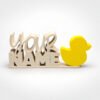 Personalized Namelet name plate with Duck