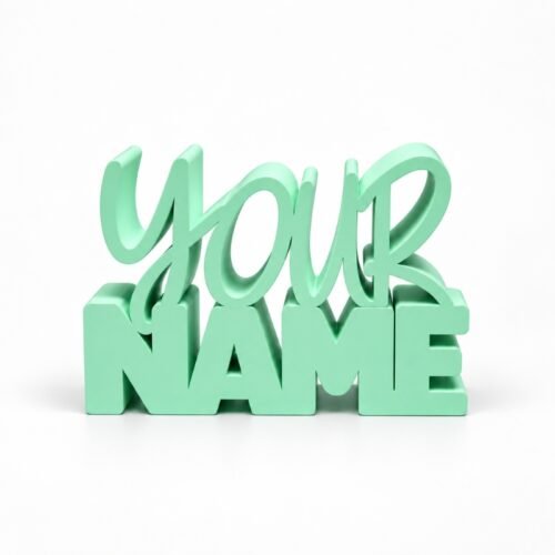 Mint Green Personalized Namelet name plate desk sign