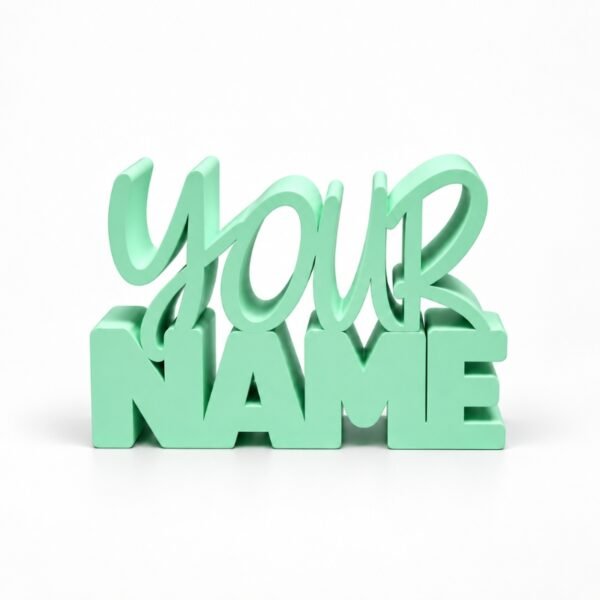 Mint Green Personalized Namelet name plate desk sign