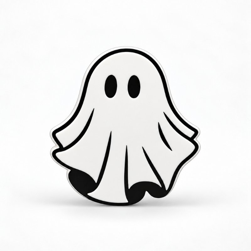 Ghost Sidekick for personalized Halloween Namelet name plate