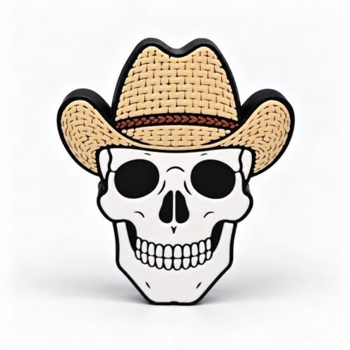 Skull Cowboy SideKick for personalized Namelet name plate