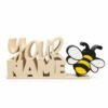 Bumblebee SideKick Personalized Namelet name plate with Bumblebee SideKick
