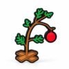 Christmas Tree Ornament SideKick for personalized Christmas Namelet name plate