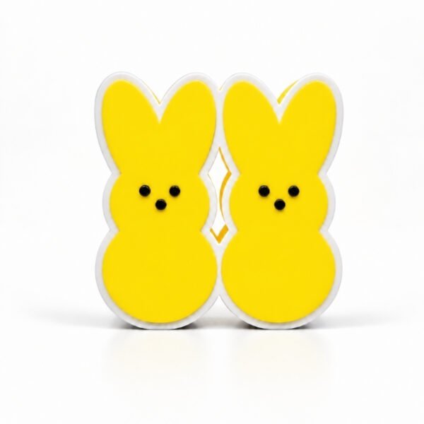 Yellow Peeps Sidekick for personalized Namelet name plate