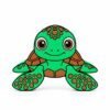 Sea Turtle SideKick Green Sea Turtle SideKick for personalized Namelet desk signs, featuring a cute smiling face, large brown eyes, brown shell accents, and spotted flippers.