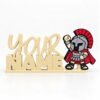 Personalized Namelet name plate with Trojan Troy SideKick