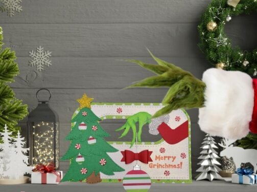 The Grinch Gift Bag Merry Grinchmas Tree Gift Bag