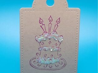 Happy Birthday Blink Cake Gift Tag Happy Birthday Blink Cake Gift Tag Image