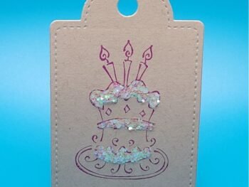 Happy Birthday Blink Cake Gift Tag Happy Birthday Blink Cake Gift Tag Image