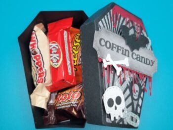 Haunted Candy Coffin Haunted Candy Coffin Candy with Candy Image, Halloween Gift Box, the crafty bech