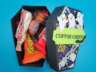 CandyCoffin5 Halloween Coffin Candy Gift Box, Halloween Gift Box, the crafty bech