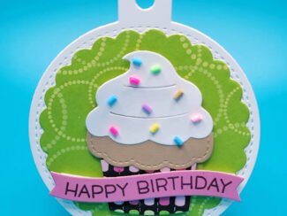 CupCake Happy Birthday Cupcake Gift Tag