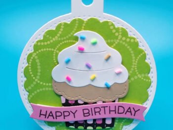 CupCake Happy Birthday Cupcake Gift Tag