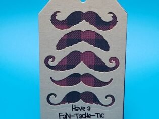 Fan-Tache-Tic Mustaches Birthday Gift Tag Fan-Tache-Tic Mustaches Birthday Gift Tag Image
