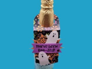 Wine Gift Tag You've Been Boo-zed Wine Gift Tag Image