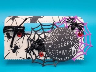 Creepy Crawly Bag Topper Creepy Crawly Bag Topper Image, Custom Halloween Bag Topper, Crafty Bech