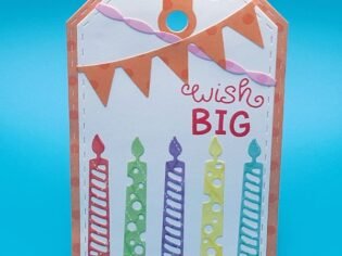 Wish Big Happy Birthday Gift Tag Wish Big Happy Birthday Gift Tag Image