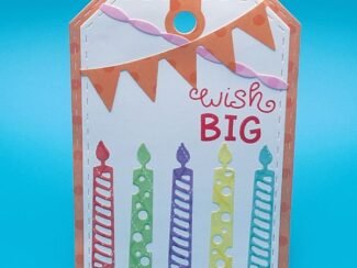 Wish Big Happy Birthday Gift Tag Wish Big Happy Birthday Gift Tag Image
