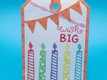 Wish Big Happy Birthday Gift Tag Wish Big Happy Birthday Gift Tag Image